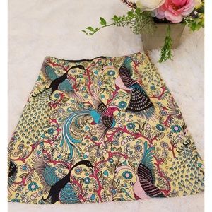 Tabitha Silk Paradise Birds Skirt